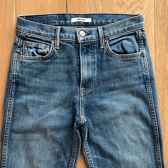 GRLFRND Denim Joan You're So Vain Crop High-Rise Jeans - Size 26 - Picture 3 of 16